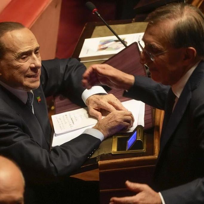 After days of acrimony, Italy's Meloni and Berlusconi meet